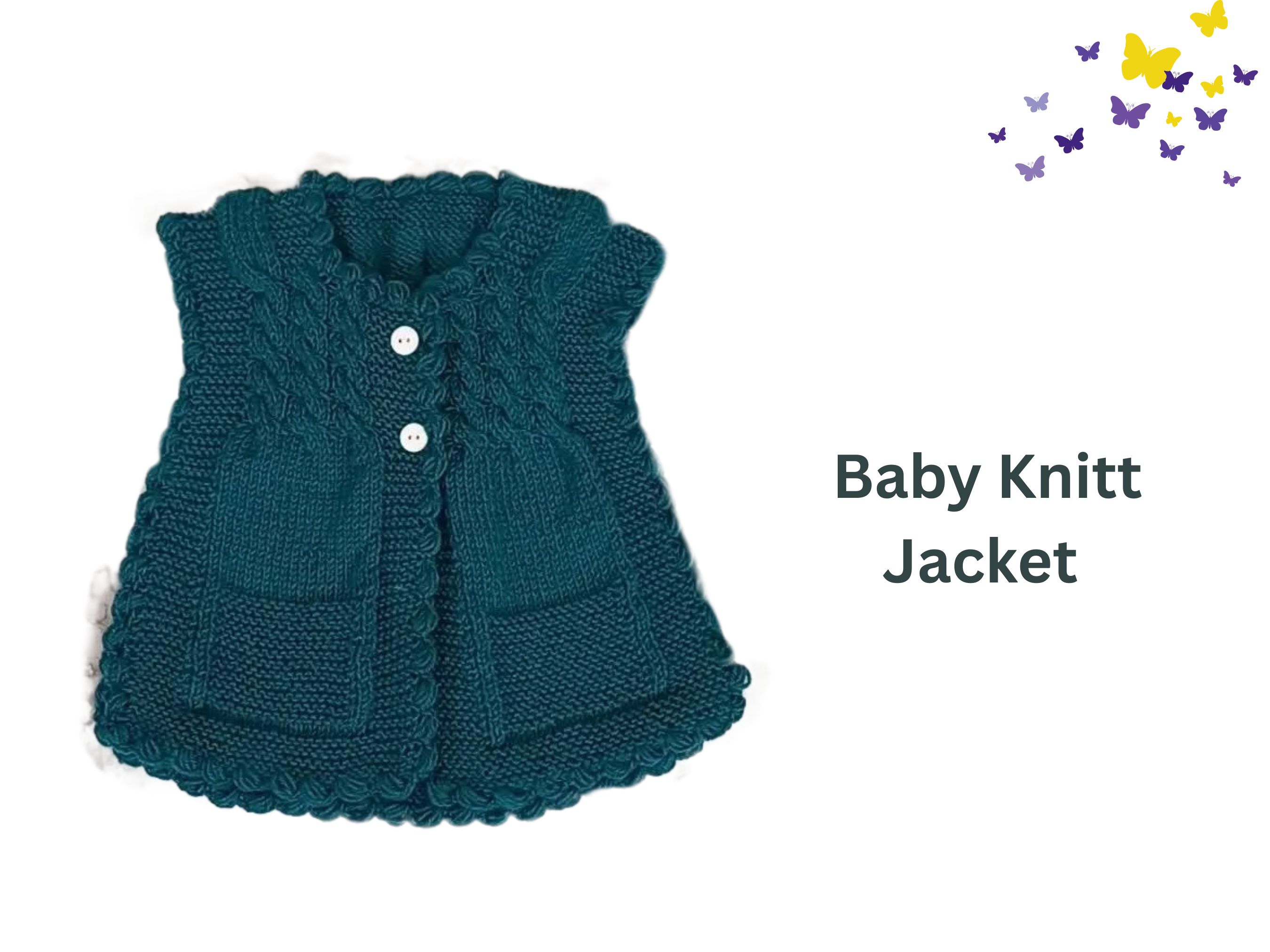Baby Vest Knitting Pattern – Easy Baby Jacket & Cardigan Pattern