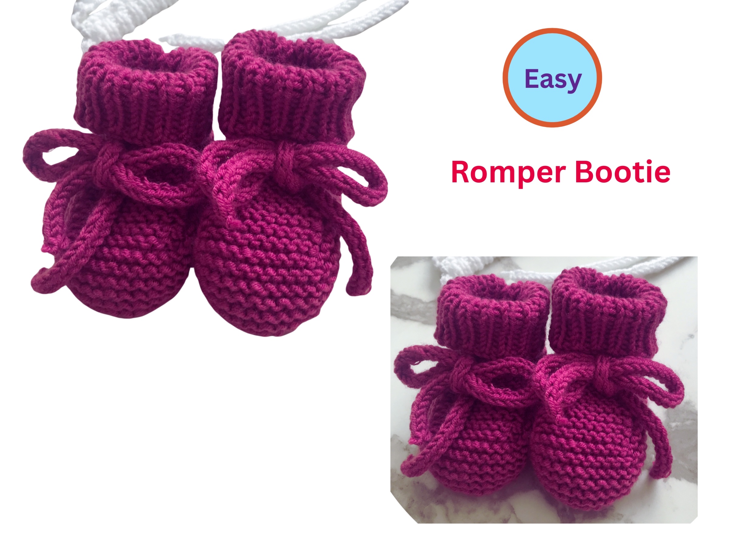 Hand-Knitted Baby Booties – Newborn Baby Shoes & Warm Winter Socks | 0–6 Months